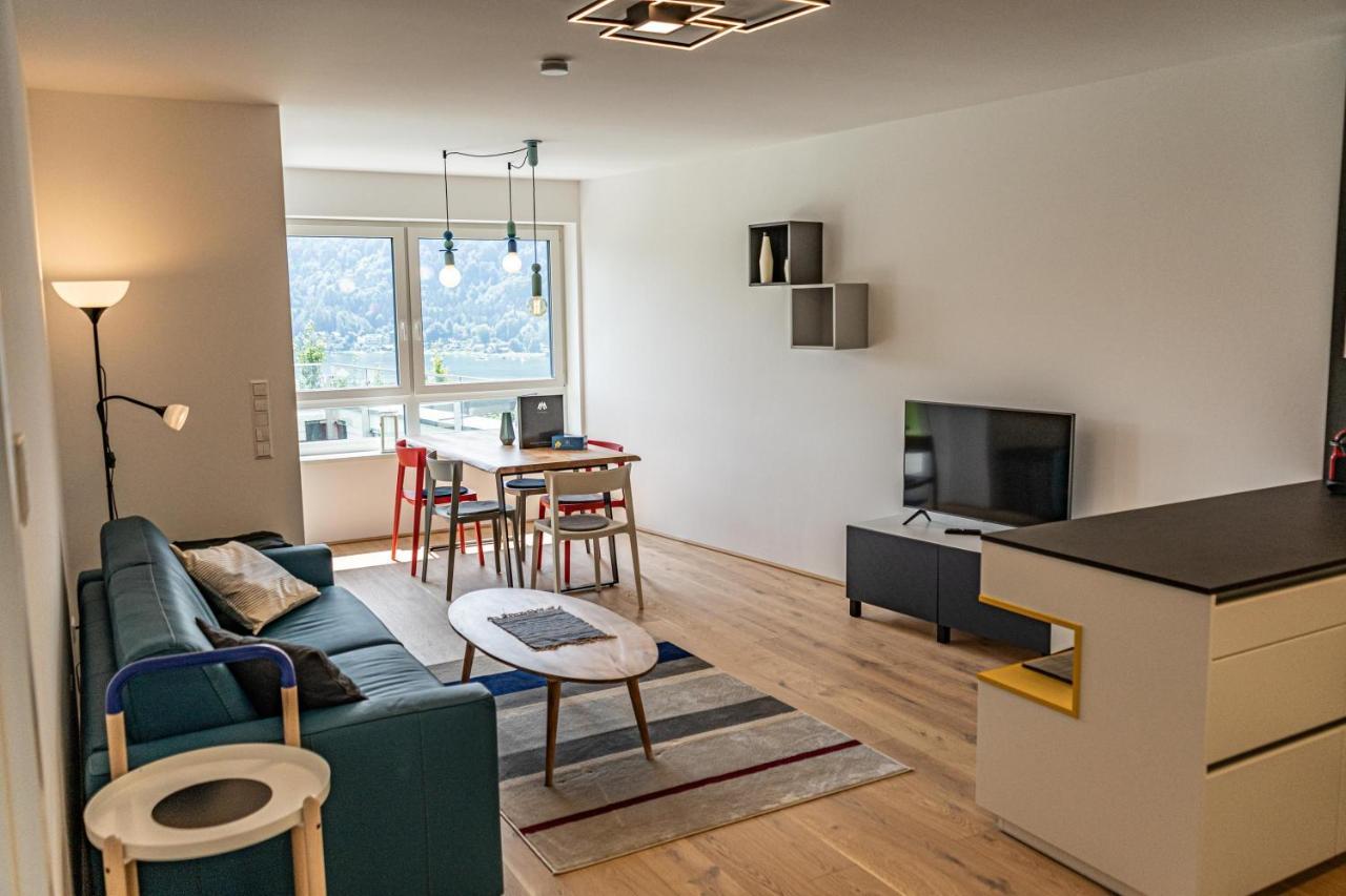Top 5 Alpe Maritima - Traumhafte Ferienwohnung Mit Seeblick Und Bergkulisse Am Ossiacher See 안넨하임 외부 사진